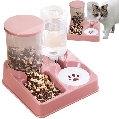 2-in-1 Automatische Haustierfutter- Und Wasserlieferant | Schwerkraft- Und Wasserlieferant Für Katzen Und Hunde | Filter Outdoor Automatic Water Bowl 2 In 1 Katzenfutter- Und Wasserspender 2-in-1 Automatische Haustierfutter- Und Wasserlieferant | Schwerkraft- Und Wasserlieferant Für Katzen Und Hunde | Filter Outdoor Automatic Water Bowl 2 In 1 Katzenfutter- Und Wasserspender von Generic