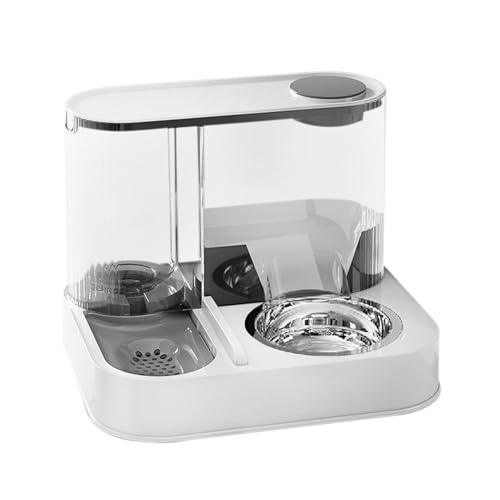 2 in 1 Automatischer Katzenfutterautomat | Automatischer Futterautomat und Wasserspender für Hunde, 2 in 1, Automatischer Futterautomat für Haustiere, Trockenfutter und Wasserspender für Katzen, Cha von Generic