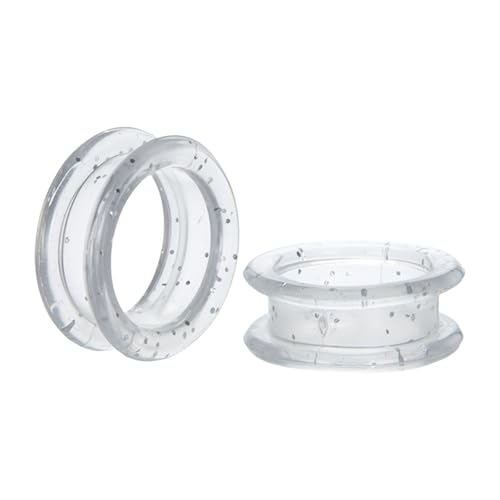 5 Stück Silikon-Scherenringe für die Tierpflege, Fingerschutzringe für Haarschnitt und Styling, Design geeignet für Scheren und langlebig Nts117 (Silver, 0.8x2.4cm) von Generic