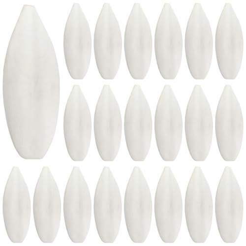 80 natürliche Tintenfischknochen für Haustiere, Kalziumergänzung für Vögel und Reptilien, 5-7 cm, Haustier-Kauspielzeug, Bastel-Polierzubehör von Generic
