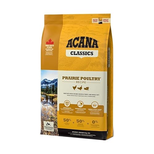 Acana Dog Classic Praire Poultry Leckerlis für Hunde, Trockenfutter für Hunde, 9,7 kg von Generic