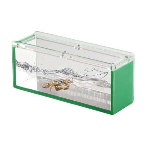 Acrylfisch -Zuchtschachtel, Fischbeobachtungsbox,Fischbeobachtungsbehälter mit Deckel und Skala | Aquariumzubehör für Krabben, Schnecken, Spinnen von Generic