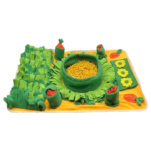 Activity Teppich für Hunde, Schnüffelkissen für Hunde, Schnüffelmatte für Haustiere, Hundespielzeug mit 2 Quietsch-Karotten, Hundespielzeug von Activity Teppich für Hunde, Schnüffelkissen für Hunde, Schnüffelmatte für Haustiere, Hundespielzeug mit 2 Quietsch-Karotten, Hundespielzeug von von Generic