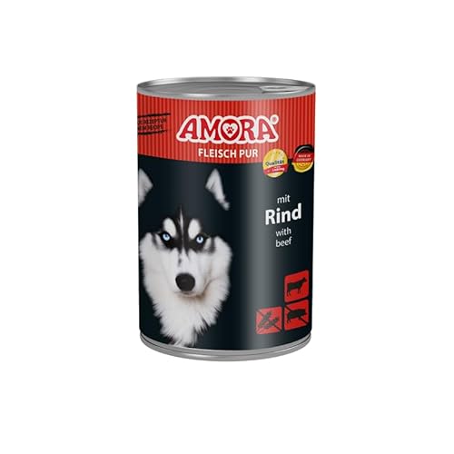Amora Dog Hundefutter | 6X 400g Rind | Keine Aroma-, Farb- und Konservierungsstoffe | Nassfutter für Hunde von Generic