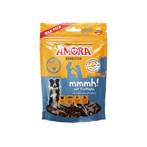 Amora Snack Sensitive mmmh! | 2X 350g Truthahn | weicher Hundesnack | Hundeleckerli | Monoprotein | ohne Getreide von Generic