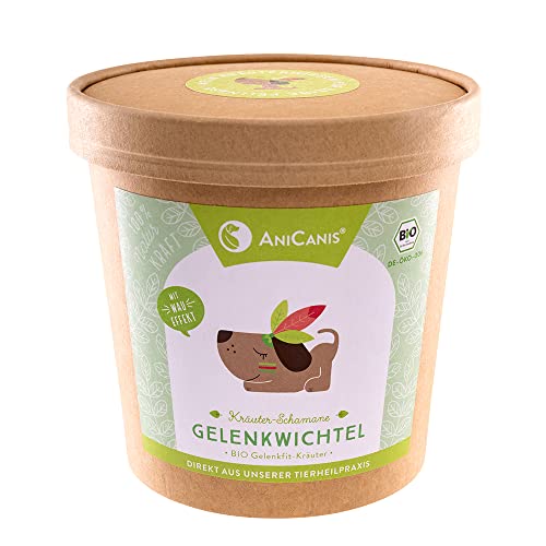 AniCanis Bio Kräutermix Gelenkwichtel für Hunde - Gelenk-Kräuter vom Tierheilpraktiker - Knochen, Sehnen & Bänder - 125g von AniCanis