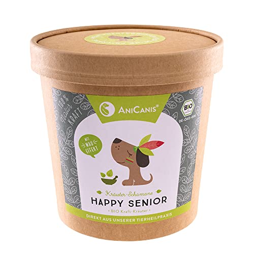 AniCanis Bio Kräutermix Happy Senior für Hunde - Kräuter vom Tierheilpraktiker - für ältere & Senior-Hunde - Futterzusatz - 100g AniCanis Bio Kräutermix Happy Senior für Hunde - Kräuter vom Tierheilpraktiker - für ältere & Senior-Hunde - Futterzusatz - 100g von AniCanis