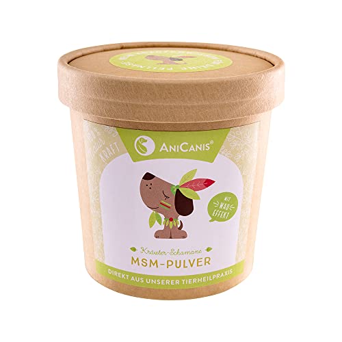 AniCanis MSM Schwefelpulver für Hunde & Katzen - MSM Pulver Gelenke, Fell & Haut - Futterzusatz Nahrungsergänzung vom Tierheilpraktiker - 200g AniCanis MSM Schwefelpulver für Hunde & Katzen - MSM Pulver Gelenke, Fell & Haut - Futterzusatz Nahrungsergänzung vom Tierheilpraktiker - 200g von AniCanis