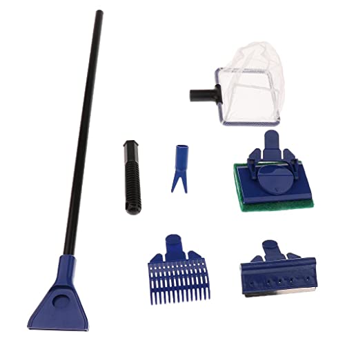 Aquarium 5-in-1 Reinigungsset Fischnetz Kies Rechen Algenschaber Pflanzengabel Aquarium 5-in-1 Reinigungsset Fischnetz Kies Rechen Algenschaber Pflanzengabel von Generic