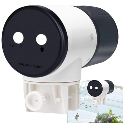 Aquarium Futterautomat, Futterautomat für Fische, Futterspender für Präzisionsfütterung, automatischer Futterspender für kleine Tank, großer Futterspender Aquarium Futterautomat, Futterautomat für Fische, Futterspender für Präzisionsfütterung, automatischer Futterspender für kleine Tank, großer Futterspender von Generic
