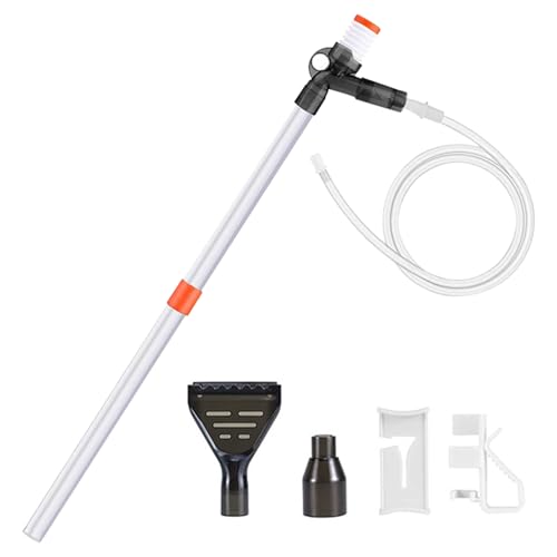 Aquarium Kiesreiniger Fischtank Siphon Handbuch Wasserwechsel Pumpe mit luftdruckender Sandunterlegscheibe Siphon-Rohr Saugkacke Schrott von Generic