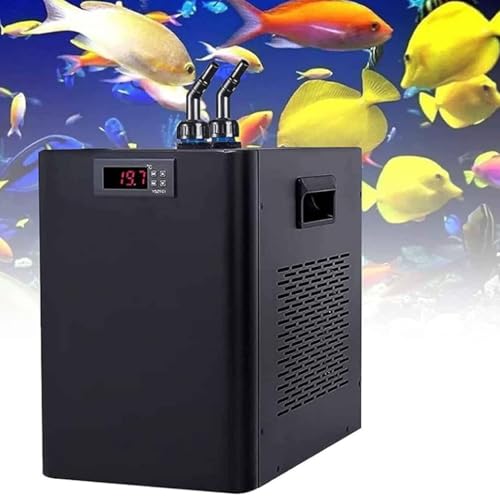 Aquarium Kühler Wasser 42 Gallonen, 1/10 PS, für Aquarien, spezielles, leises Design, Kühlkompressor für Hydrokultur, Unkraut, Korallen, Kristallgarnelen Aquarium Kühler Wasser 42 Gallonen, 1/10 PS, für Aquarien, spezielles, leises Design, Kühlkompressor für Hydrokultur, Unkraut, Korallen, Kristallgarnelen von Generic