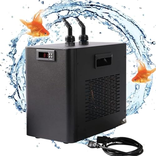 Aquarium Kühler Wasser 42 Gallonen, Kompressorkühlung, 160 l, Kühlventilator für Aquarien, luftgekühlt, Anbau von Wasserpflanzen für Hydrokultur Aquarium Kühler Wasser 42 Gallonen, Kompressorkühlung, 160 l, Kühlventilator für Aquarien, luftgekühlt, Anbau von Wasserpflanzen für Hydrokultur von Generic