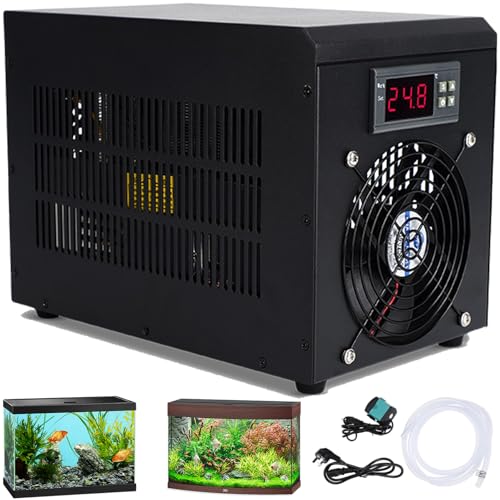 Aquarium Kühler Wasser Hydrokultur, 60 l/160 l/300 l, für Hydrokultur-System, Kompressorsystem, kühlt schnell ab, für Korallenriff- 300 l/79 Gallonen Aquarium Kühler Wasser Hydrokultur, 60 l/160 l/300 l, für Hydrokultur-System, Kompressorsystem, kühlt schnell ab, für Korallenriff- 300 l/79 Gallonen von Generic