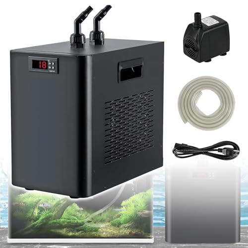 Aquarium Kühler Wasser Kühlung, einstellbare Heizung, 160 l/300 l/500 l, 1/10 PS, 1/3 PS, 1/2 PS, für den Meeresfrüchteanbau,160L/42Gal Aquarium Kühler Wasser Kühlung, einstellbare Heizung, 160 l/300 l/500 l, 1/10 PS, 1/3 PS, 1/2 PS, für den Meeresfrüchteanbau,160L/42Gal von Generic