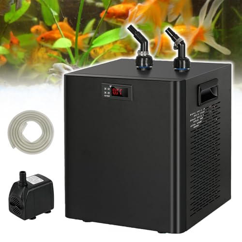 Aquarium Kühler Wasser Reservoir, Kühlung, einstellbare Heizung, 42 Gal/79 Gal/132 Gal, 1/10 PS, 1/3 PS, 1/2 PS, für Kaltwassersatz für Süß-/Salzwasser, 300 l/79 Gal Aquarium Kühler Wasser Reservoir, Kühlung, einstellbare Heizung, 42 Gal/79 Gal/132 Gal, 1/10 PS, 1/3 PS, 1/2 PS, für Kaltwassersatz für Süß-/Salzwasser, 300 l/79 Gal von Generic
