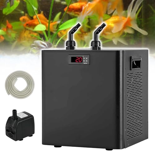 Aquarium Kühler Wasser Reservoir, Kühlung, einstellbare Heizung, 42 Gal/79 Gal/132 Gal, 1/10 PS, 1/3 PS, 1/2 PS, für Kaltwassersatz für Süß-/Salzwasser, 500 l/132 Gal Aquarium Kühler Wasser Reservoir, Kühlung, einstellbare Heizung, 42 Gal/79 Gal/132 Gal, 1/10 PS, 1/3 PS, 1/2 PS, für Kaltwassersatz für Süß-/Salzwasser, 500 l/132 Gal von Generic