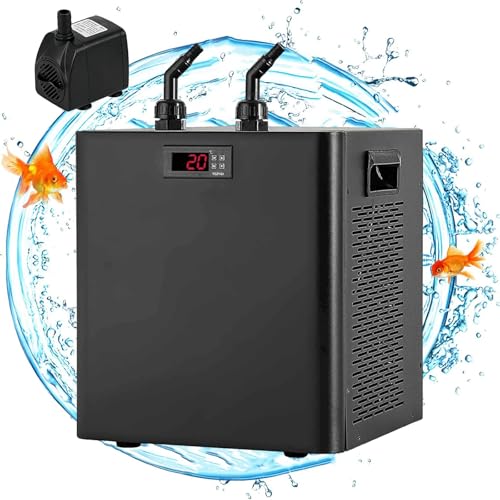 Aquarium Kühler Wasser Reservoir, Kühlung, einstellbare Heizung, 42 Gal/79 Gal/132 Gal, für Kaltwasser, für & Hydrokultur, 500L/132Gal von Generic
