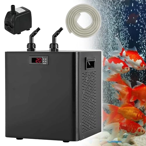 Aquarium Kühler Wasser Reservoir, Kühlung, einstellbare Heizung, 42 Gal/79 Gal/132 Gal, leise, für den Meeresfrüchteanbau, 500L/132Gal Aquarium Kühler Wasser Reservoir, Kühlung, einstellbare Heizung, 42 Gal/79 Gal/132 Gal, leise, für den Meeresfrüchteanbau, 500L/132Gal von Generic