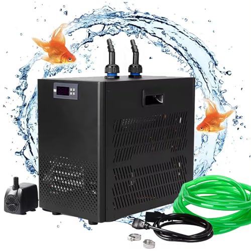 Aquarium Kühler Wasser Reservoir, Kühlung, einstellbare Hydrokultur, passend für Hydrokultur, Kühlkompressorwanne mit Eisbad, Hydrokultur, spezielles leises Design für Unkraut, Korallenkrist Aquarium Kühler Wasser Reservoir, Kühlung, einstellbare Hydrokultur, passend für Hydrokultur, Kühlkompressorwanne mit Eisbad, Hydrokultur, spezielles leises Design für Unkraut, Korallenkrist von Generic