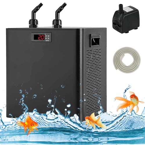 Aquarium Kühler Wasser Reservoir-Kühlung, einstellbar, 160 l/300 l/500 l für Kaltwasser, für Süß-/Salzwasser und Hydrokultur, 500 l/132 Gal Aquarium Kühler Wasser Reservoir-Kühlung, einstellbar, 160 l/300 l/500 l für Kaltwasser, für Süß-/Salzwasser und Hydrokultur, 500 l/132 Gal von Generic