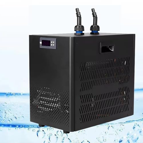 Aquarium Kühler Wasser einstellbare Kühlung, für Hydrokultur mit Kompressorkühlung, spezielles leises Design für Korallenrifftanks, 160 l Aquarium Kühler Wasser einstellbare Kühlung, für Hydrokultur mit Kompressorkühlung, spezielles leises Design für Korallenrifftanks, 160 l von Generic
