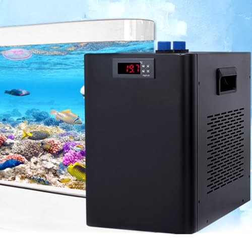Aquarium-Kühler Wasserkühler Kühler-Wasser elektrisches Hydrokultur-Kühlung für Fische und Garnelen, einfache Temperatureinstellung mit Pumpe und Rohr, leises Design, 300 l/79 Gallonen Aquarium-Kühler Wasserkühler Kühler-Wasser elektrisches Hydrokultur-Kühlung für Fische und Garnelen, einfache Temperatureinstellung mit Pumpe und Rohr, leises Design, 300 l/79 Gallonen von Generic