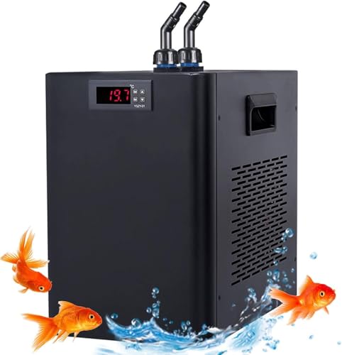 Aquarium-Kühler Wasserkühler Kühler-für Aquarien, 160 l/300 l/500 l, digitaler Thermostat für Aquarien-Kühlmaschinen mit Pumpe und Rohr, für Hydrokultur, Korallenriff, Süß- und Meerwasser 16 Aquarium-Kühler Wasserkühler Kühler-für Aquarien, 160 l/300 l/500 l, digitaler Thermostat für Aquarien-Kühlmaschinen mit Pumpe und Rohr, für Hydrokultur, Korallenriff, Süß- und Meerwasser 16 von Generic