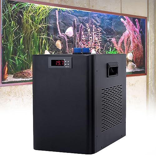 Aquarium-Kühler Wasserkühler Wasser 160 l/300 l/500 l, elektronische Digitale Kühlmaschine für Aquarien, einfache Temperatureinstellung mit Pumpe und Rohr, 300 l/79 Gal Aquarium-Kühler Wasserkühler Wasser 160 l/300 l/500 l, elektronische Digitale Kühlmaschine für Aquarien, einfache Temperatureinstellung mit Pumpe und Rohr, 300 l/79 Gal von Generic