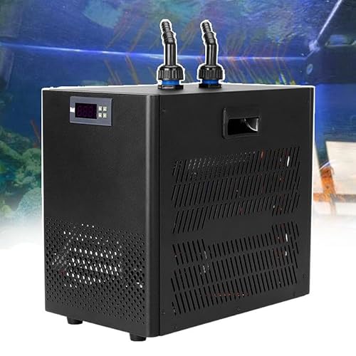 Aquarium-Kühler Wasserkühler Wasser 42 Gallonen, 1/3 PS, Wasser für Hydrokultur, Heimgebrauch, Fische, Korallen, Garnelen, mit Pumpe und Rohr, 160 l/42 bal Aquarium-Kühler Wasserkühler Wasser 42 Gallonen, 1/3 PS, Wasser für Hydrokultur, Heimgebrauch, Fische, Korallen, Garnelen, mit Pumpe und Rohr, 160 l/42 bal von Generic