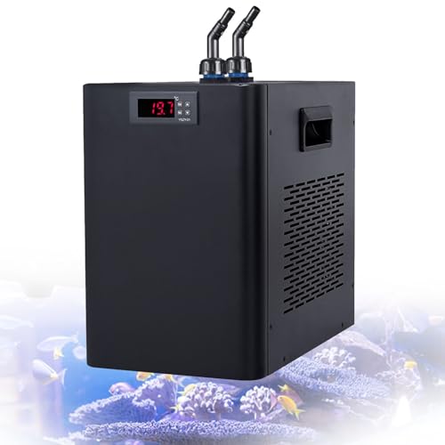 Aquarium-Kühler Wasserkühler Wasserkühlung, Einstellbarer 160 l, 300 l, 500 l, Marine-Kühlmaschine, geeignet für Riffkorallengarnelenpflanzen, 300 l/79 Gallonen Aquarium-Kühler Wasserkühler Wasserkühlung, Einstellbarer 160 l, 300 l, 500 l, Marine-Kühlmaschine, geeignet für Riffkorallengarnelenpflanzen, 300 l/79 Gallonen von Generic