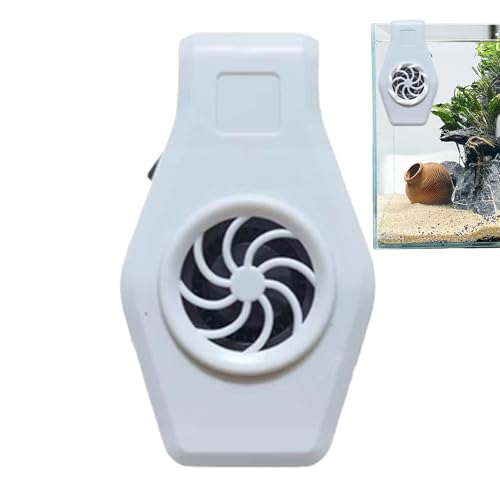 Aquarium-Lüfter – 1 x Aquarium-Kühlventilator, kompakter Ventilator für Aquarien, 2 Windgeschwindigkeitseinstellungen, Aquarium-Kühler, Kühlgerät für Zuhause, Wohnzimmer, Arbeitsplatz von Generic