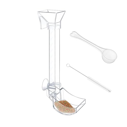 Aquarium Shrimp Feeder Tube - Clear Feeding Channel Kit Mit Schüsselschale | Transparentes Fütterungsrohr Für Fische, Schnecken, Lebensmittelstromspenderröhrchen Und Unterwasserfuttermittel Aquarium Shrimp Feeder Tube - Clear Feeding Channel Kit Mit Schüsselschale | Transparentes Fütterungsrohr Für Fische, Schnecken, Lebensmittelstromspenderröhrchen Und Unterwasserfuttermittel von Generic