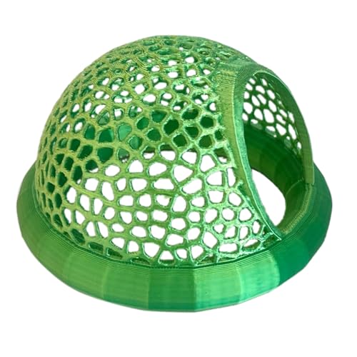 Aquarium Tunnel Höhle mit Saugnapf - Fischtunnel Garnelentunnel Verstecke Schwebende Höhle für Aquarium Fische - Aquarienhöhle - Aquarium Versteck für Fisch Und Garnelen zum Züchten (Green) von Generic