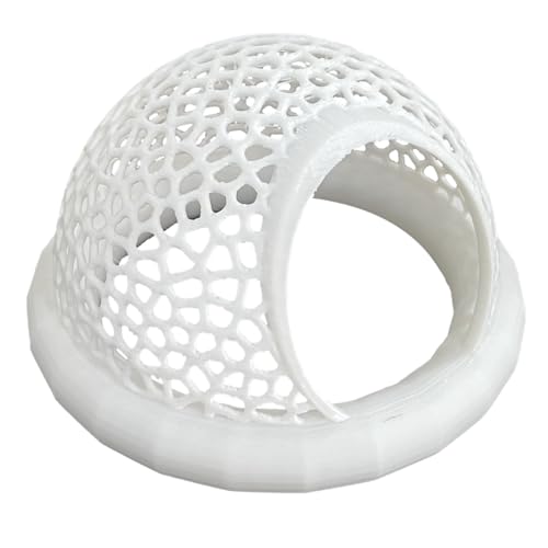 Aquarium Unterirdischer Tunnel, Betta-Fisch Tunnel Fischtunnel, einzigartige Aquariumhöhle für, Aquarium-Spielzeug, Eck-Aquariumhöhle, Tankzubehör, Dekorationen für Teiche (White, 10X5.6cm) von Generic