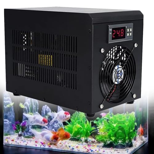 Aquarium Wasserkühler Chiller elektronisch, digital, für Aquarien, einfache Temperatureinstellung mit Pumpe und Rohr, für Hydrokultur, Unkraut, Korallen, 60 l/16 Gallonen Aquarium Wasserkühler Chiller elektronisch, digital, für Aquarien, einfache Temperatureinstellung mit Pumpe und Rohr, für Hydrokultur, Unkraut, Korallen, 60 l/16 Gallonen von Generic