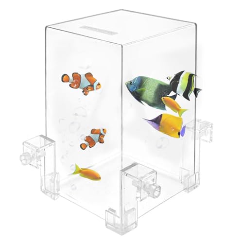 Aquarium auf Wasser – Acryl Vakuum-Aquarium | Unterdruck umgekehrtes Aquarium, erhöht den Aktivitätsbereich der Fische, automatische Wasserauffüllung und Fischheber für Aquarien Aquarium auf Wasser – Acryl Vakuum-Aquarium | Unterdruck umgekehrtes Aquarium, erhöht den Aktivitätsbereich der Fische, automatische Wasserauffüllung und Fischheber für Aquarien von Generic