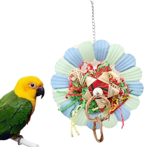 Art des Papierbrechers -Spielzeug Papageienfutter, blumenförmiges Vogelspielzeug | Cotors, Birds of Love, Loros, Periquitos, Cacatúas von Generic