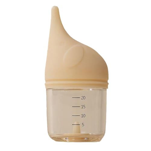 Aufzuchtflasche Katze,Baby Flaschen,Silikonflasche Welpenmilch für Hunde Katzenmilch Flasche Neugeborene Pet Kleine Hunde Welpen Katze Milch,Katzentrinkbrunnen Akku (Yellow, One Size) von Generic