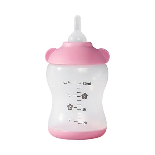 Aufzuchtflasche Katze,Baby Flaschen Kürbisförmige,Silikonflasche Welpenmilch für Hunde Katzenmilch Nursing Bottle Puppy Flasche Neugeborene Pet Kleine Hunde Welpen Katze Milch (10x5cm) von Generic