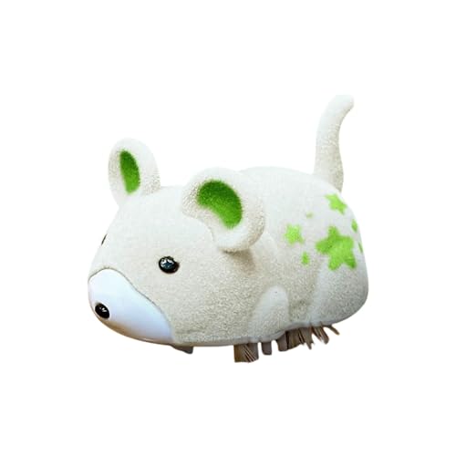 Automatisch bewegliches Haustierspielzeug, interaktives Hamsterspielzeug mit Ton für Katzen und Hunde, zum Spielen im Innen- und Außenbereich, langlebiges Kunststoffdesign Rmf922 (Khaki, 5X4X3.5cm) von Generic