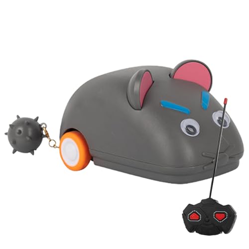 Automatisch bewegliches Katzenspielzeug – Intelligente elektronische Maus für Stubentiger, interaktives Simulationsspielzeug | Fernbedienbares Laufspielzeug zur Beschäftigung von Katzen im Haus von Generic