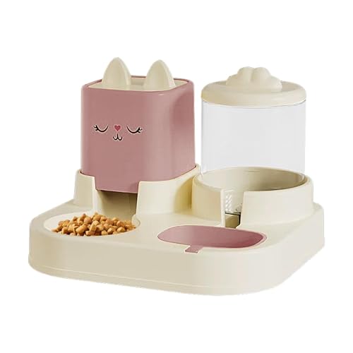 Automatische Futterstation für Katzen, Katzenfutter und Wasserspender, Wasserspender für Hundefutterbehälter mit großer Kapazität - Futterspender für Tiere und Spender von a von Generic
