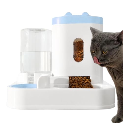 Automatische Futterstation für Katzen und Wasser, automatische Futterspender für Katzen | 2 in 1 automatische Katzenfutter - Wiederverwendbarer Süßigkeitenspender für Katzen, Futterspender für Wasser Automatische Futterstation für Katzen und Wasser, automatische Futterspender für Katzen | 2 in 1 automatische Katzenfutter - Wiederverwendbarer Süßigkeitenspender für Katzen, Futterspender für Wasser von Generic