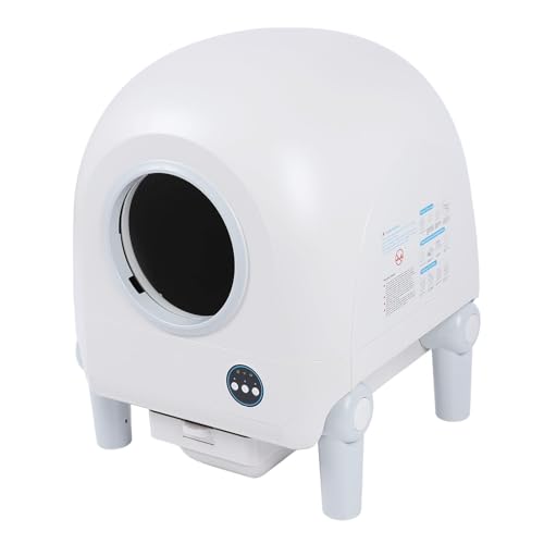 Automatische Katzenstreubox, Smart Cat Toilet Box Weiß für Zuhause (EU-Stecker) von Generic