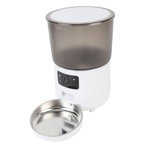 Automatische PET -Feeder, Mobiltelefon -App -Steuerung Einfach zu Reinigen Zeitgesteuerte Automatische Katzenfuttermittel für Zuhause (EU-Stecker) von Generic