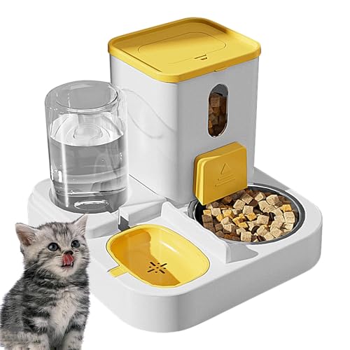 Automatische Pet Feed - Cat Feedcontainer Im Freien, Auto Sensor Pet Feeder | Lagerung Behälter Hundefutter Schüssel Pet Spender, Tragbare Katze Behandelt Automatische Feeder Kapazität Für Ho von Generic