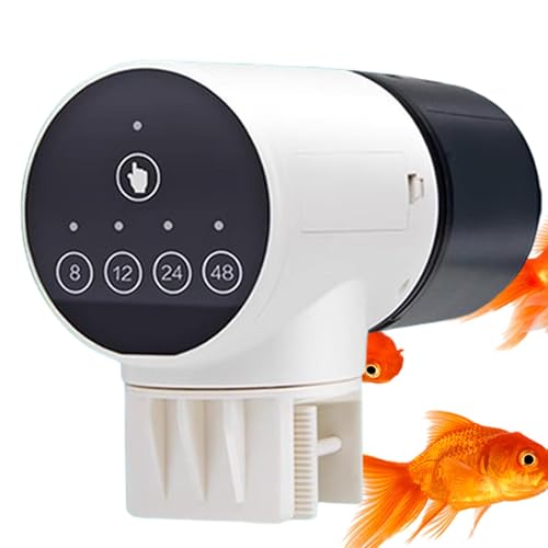 Automatischer Fischfutterspender, automatischer Futterspender für Aquarien, präziser Fütterungs-Timer, automatischer Futterautomat, Timer Automatischer Fischfutterspender, automatischer Futterspender für Aquarien, präziser Fütterungs-Timer, automatischer Futterautomat, Timer von Generic