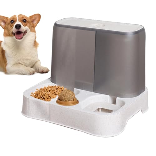 Automatischer Futterautomat für Haustiere,Automatischer Katzenfutterspender,Futterbehälter für Hunde | Wasserspender, Tierfutterspender, automatischer Hundefutterautomat, Haustierfutterautomat mit gro von Generic