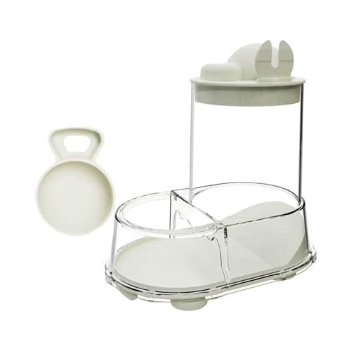 Automatischer Futterspender für Hamster,Futter- und Wassernapf mit Deckel,Wasserflasche,Haustier Futterspender für Hamster, Meerschweinchen, Papageien, Mini-Igel, Kleintiere (B) von Generic